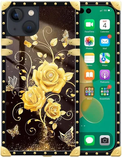 Vista 11 de DAIZAG Funda compatible con iPhone 14 Pro Max, funda de Angel Wings Girl para iPhone 14 Pro Max, decoración de metal de TPU suave a prueba de golpes