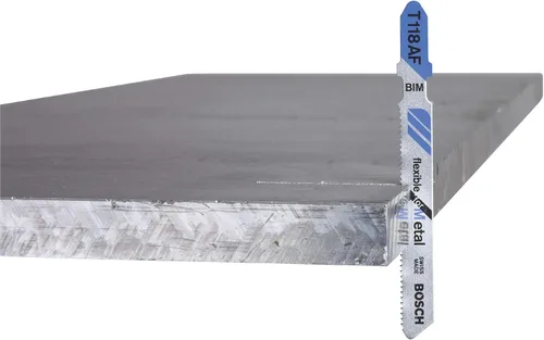 Vista 5 de BOSCH T118B 5-Piece 3-58 In. 11-14 TPI Basic para hojas de sierra caladora de metal con vástago en T