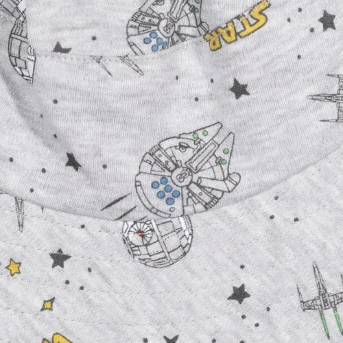 Vista 7 de STAR WARS The Mandalorian Grogu Yoda R2-D2 Chewbacca C-3PO - Mameluco para bebé y sombrero de sol para recién nacido a bebé