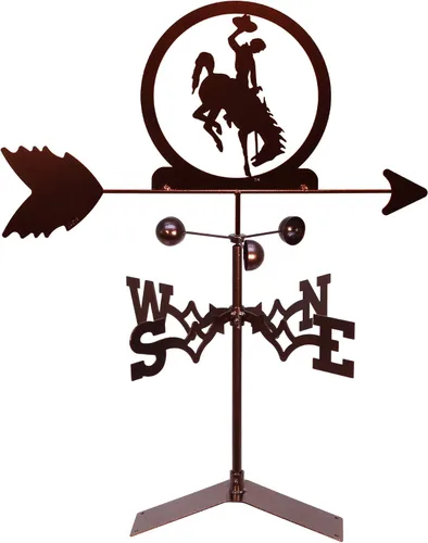 Vista 4 de SWEN Products Wyoming Bucking Horse Veleta (montaje ajustable incluido)