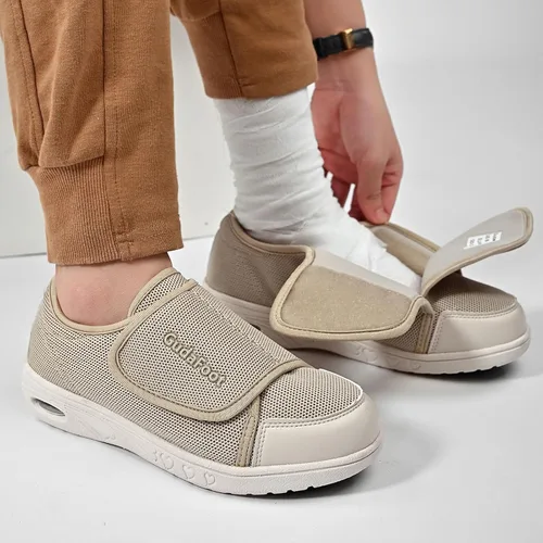 Vista 7 de Zapatos para diabéticos para mujer, fáciles de poner con ajuste ligero para edema, fascitis plantar, juanetes, artritis, neuropatía, ancho amplio