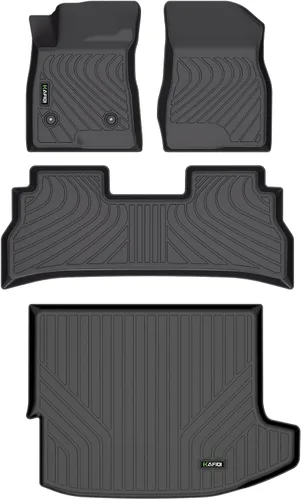 Vista 65 de HAFIDI® - Tapetes para auto con almacenamiento debajo del asiento, para todo clima, antideslizantes, de elastómero termoplástico, para la primera