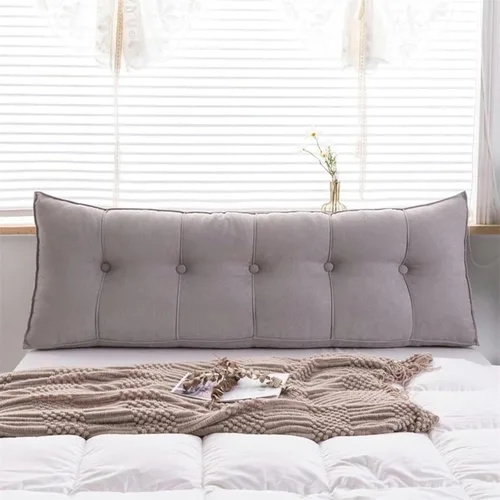Vista 2 de Almohada de cuña para cabecero + almohada de cuña para descansar y leer, cabecera triangular súper suave, almohada de lectura de descanso prolongado
