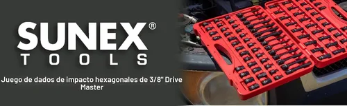 Vista 6 de Sunex 3569 Dr. Master - Juego de llaves de impacto (84 piezas)