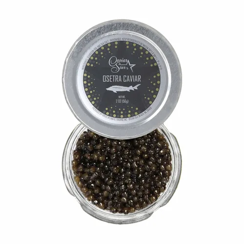 Vista 10 de Caviar Osetra Premium – Huevas de esturión ruso ámbar con sabor cremoso a nuez (1 onza (0.99 oz))