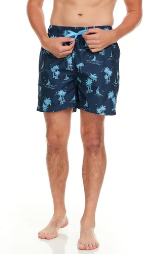 Vista 6 de Kanu Surf Men's Monaco Swim Trunks (Regular & Extended Sizes)