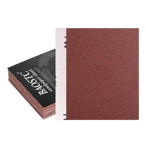 Vista 2 de Hoja de papel de lija de 1/4, 4-1/2 "* 5-1/2" surtido 60-80-120,50PACK