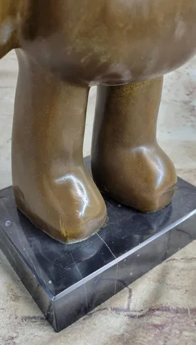 Vista 8 de EUROPEAN BRONZE Escultura encantadora de Mickey Mouse de dibujos animados de Finery Escultura de brillo Hot Cast por Think Bronze