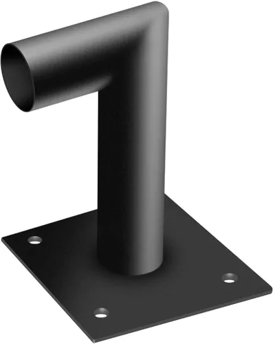 Vista 8 de LEDMO Soporte de doble bocina LED para estacionamiento, soporte de montaje de 180 grados, soporte de montaje de poste redondo, doble L, espigas