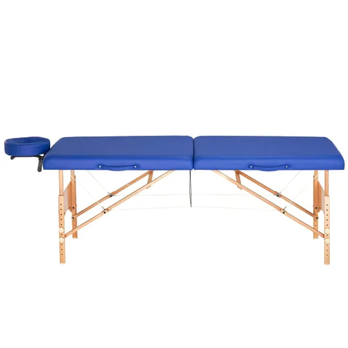 Vista 3 de Master Zen-Touch Brady - Mesa de masaje portátil ligera, cama de belleza, tatuaje, spa, salón de belleza, cama facial exuberante, color azul cielo