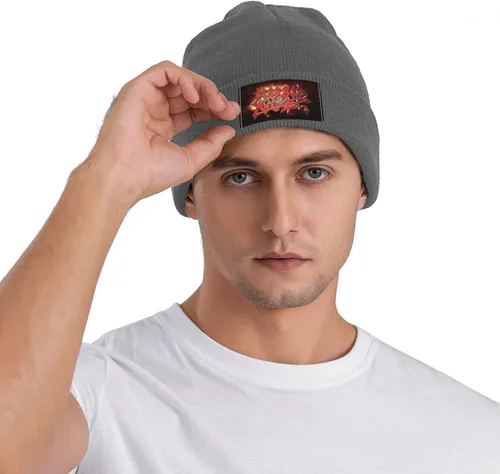 Vista 5 de Beanies for Mens Womens - Basic Unisex Cuffed Skull Caps Knitted Winter Hat Classic Sleep Hats for Hiking Gardening