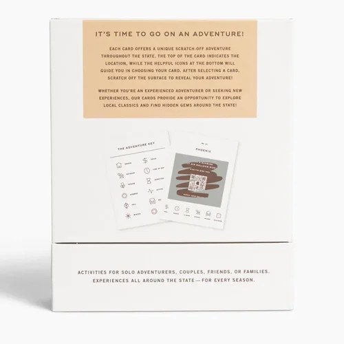 Vista 8 de Reach International Outfitters Lista de Aventuras de Arizona: 50 Tarjetas para Rascar para Actividades al Aire Libre, Atracciones Turísticas