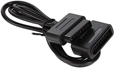 Vista 6 de 2unidades 6ft18m SNES Controller Extension Cable for Retro-Bit Super Nintendo SNES Controller