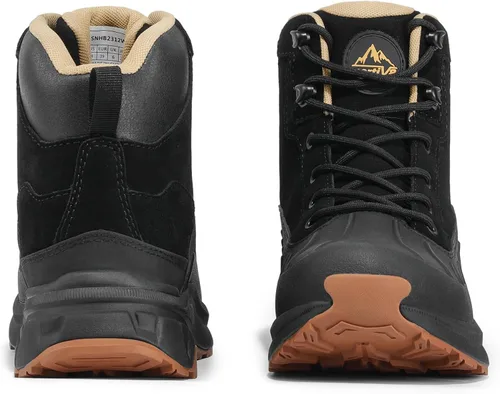 Vista 6 de NORTIV 8 Botas de senderismo impermeables para mujer, botas de senderismo al aire libre para senderismo
