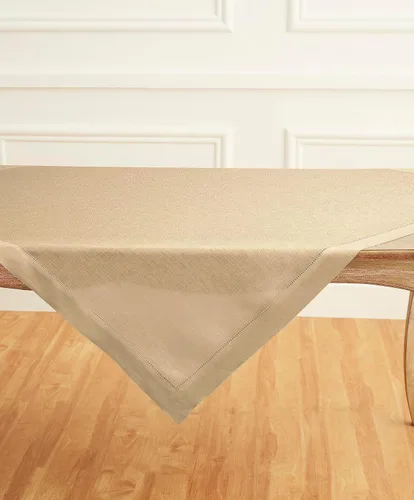 Vista 10 de Solino Home Mantel de lino blanco de 52 x 52 pulgadas, mantel cuadrado de lino 100% puro, con dobladillo clásico, lavable a máquina para verano