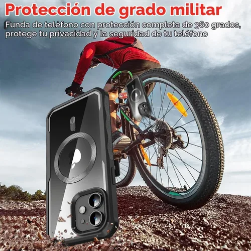 Vista 7 de Funda magnética para iPhone 11 con [CD Loop + Protector de pantalla de privacidad], [Protección contra caídas de grado militar] Protector