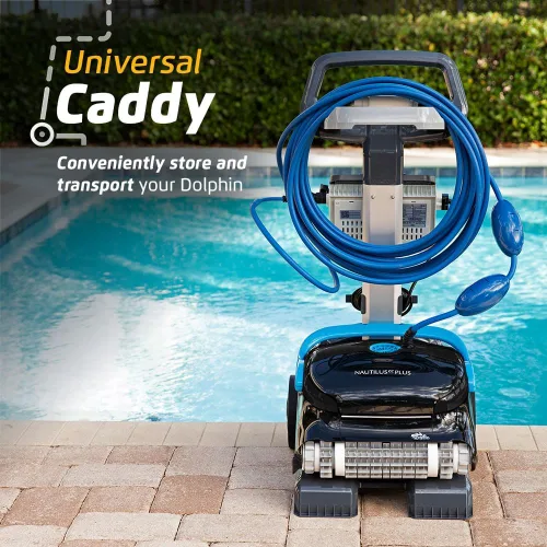Vista 41 de Dolphin E10 - Aspiradora robótica automática para piscina, cepillo de limpieza activo, acceso a filtros de carga superior, ideal para piscinas sobre