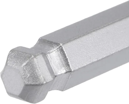 Vista 4 de uxcell Llave hexagonal de extremo de bola de 1/4", herramienta de reparación CR-V de brazo largo en forma de L, SAE 4 piezas