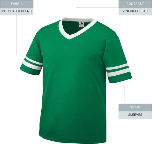 Vista 11 de Augusta Sportswear Jersey de rayas de manga para hombre