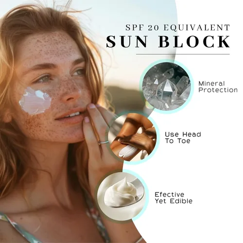 Vista 3 de Vanman's - Protector solar de zinc y sarga - Protector solar de sarga de ternera 20 SPF resistente al agua con aceite de oliva, cera de abejas