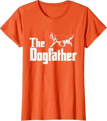 Vista 40 de The Dogfather Pastor Alemán - Camiseta de regalo divertida, Negro, S