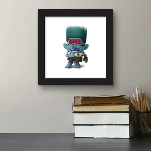 Vista 4 de Trends International Gallery Pops Trolls Band Together - Póster de pared de John Dory, 12.00 x 12.00 pulgadas, versión de marco negro