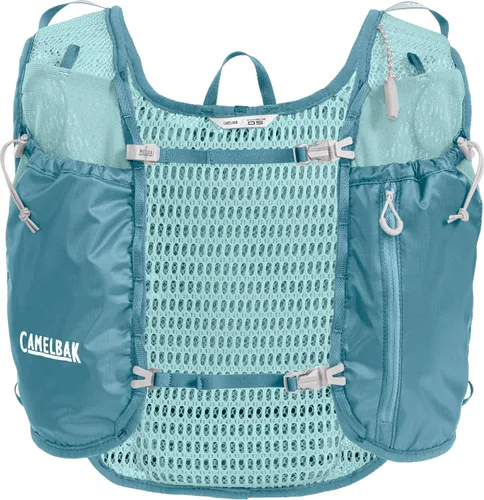 Vista 4 de CamelBak Chaleco de hidratación Trail Run para mujer, 34 onzas, azul adriático Azul Adriático 2.0