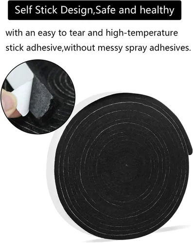Vista 3 de Junta de repuesto para huevo verde grande, extragrande, accesorios de piezas de huevos verdes, material de alta temperatura, autoadhesivo, 15 pies