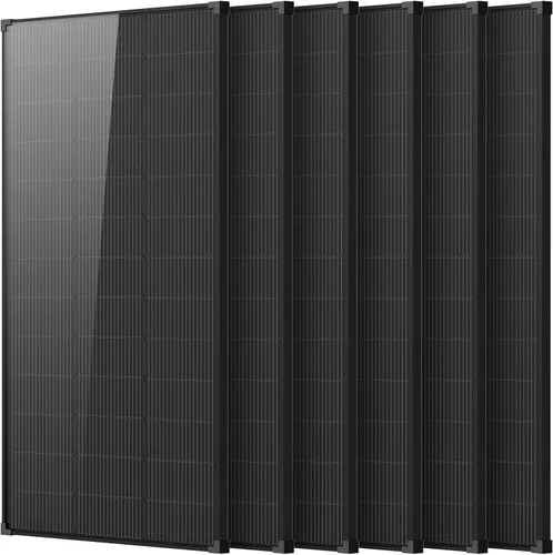 Vista 16 de 200 Watt Solar Panels N-Type 18BB Solar Panel 25.6% High-Efficiency Transparente