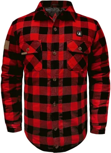 Vista 2 de ActionHeat Camisa de franela calentada con batería de 5 V - Sistema de calefacción de tres zonas, 3 ajustes de calor, paneles de calefacción