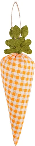 Vista 2 de Guirnalda de zanahorias de Pascua, 8 unidades, guirnalda de zanahorias, manualidades, mini zanahorias artificiales para decoración de fiesta