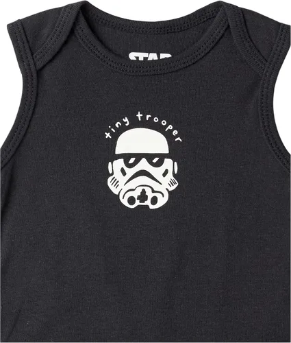 Vista 7 de Tienda Essentials Disney Marvel Star Wars Baby Boys Sleeveless Bodysuits Pack of 6