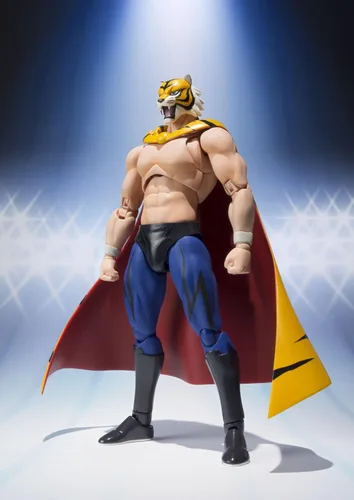 Vista 2 de TAMASHII NATIONS Bandai S.H.Figuarts Tiger Mask - Figura de acción con máscara de tigre