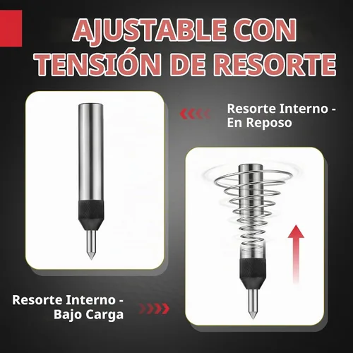 Vista 7 de Brown & Sharpe 599-792-30 guía de golpe ajustable con tensado por resorte