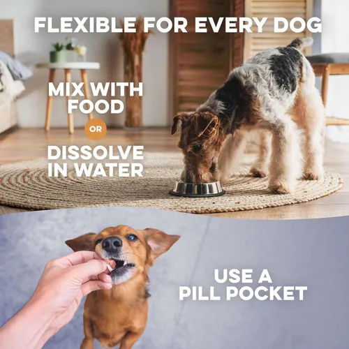 Vista 7 de Apoyo para la sarna canina y alivio natural del picor para problemas del pelaje canino y sarna del cachorro, calma la piel seca, con picazón