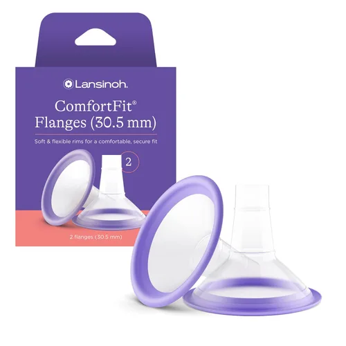 Vista 9 de Lansinoh ComfortFit Bridas para extractor de leche, tamaño 0.827 in, 2