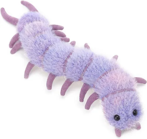 Vista 10 de Albaricoque Cordero Juguetes Insecto Felpa Ciempiés Diablo Suave Peluche 14" Negro