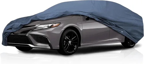 Vista 33 de USCarCover: Funda de coche de 5 capas para Cadillac CT4-V 2020-2026 Sedán 4 puertas, cobertura completa, ajuste semi personalizado, protección
