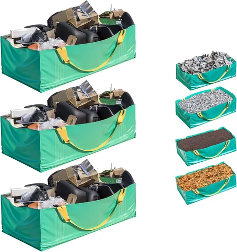 Vista 10 de TidyFriend - Contenedor de basura para gestión de residuos con capacidad para hasta 1650 libras, resistente, reutilizable y plegable, contenedor
