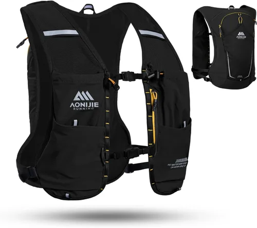 Vista 8 de AONIJIE Running Hydration Vest for Women Men 8L Hydration Backpack Hiking Multiple Pocket Designs Lightweight Breathable for Climbing, Marathon &