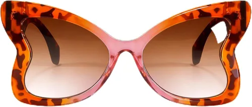Vista 10 de Chicid Lentes de sol de gran tamaño para mujer, diseño de mariposa de moda, con marco grande, protección UV400