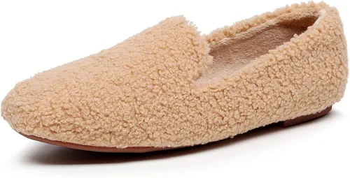 Vista 24 de VenusCelia - Zapatos tipo flats de mujer Serenity Beige Peludo