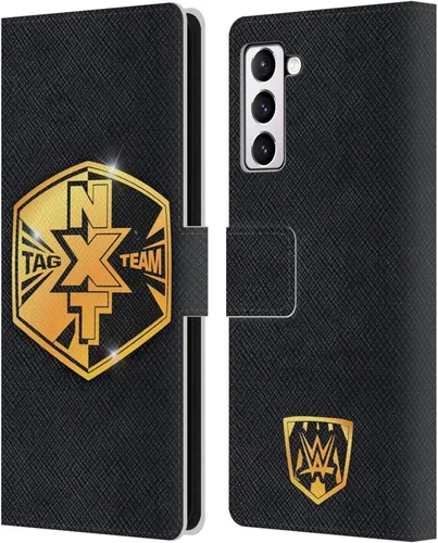 Vista 267 de Head Case Designs Officially Licensed WWE Cruiserweight Champion Title Belts Leather Wallet Case Compatible with Samsung Galaxy A07 4G Campeón