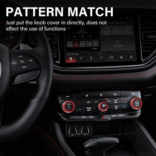 Vista 3 de para cubierta de perilla Dodge Durango 2021 2022 2023 2024 2025 2026