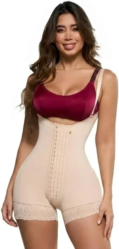 Vista 7 de Sonryse Stage 2 faja Tummy Tuck Compression Garment Faja Body Shaper Shapewear for Women Fajas Colombianas Moldeadoras Negro ceniza entrepierna