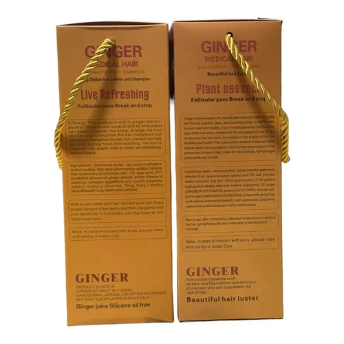 Vista 2 de GINGER - Juego de champú y acondicionador médico (champú y acondicionador), 2.2 libras, 27.0 onzas líquidas
