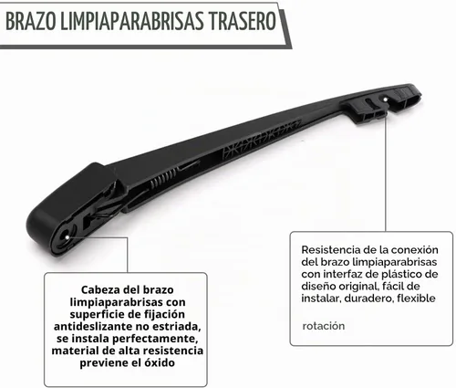Vista 4 de Limpiaparabrisas trasero para Subaru Forester 06-20 Outback Impreza 05-17 OEM-Replacement :86532SA070,Assembly :Cap