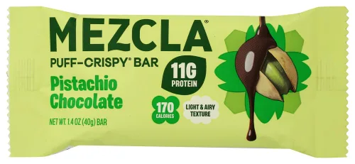 Vista 14 de Mezcla, Barra de proteína de pretzel de chocolate Sgl 1.4 onzas