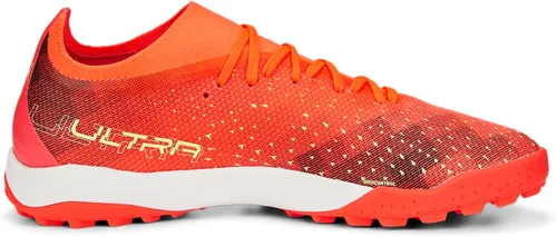 Vista 3 de PUMA Ultra Match - Zapatos de césped, anaranjado, rojo, blanco (RedOrangeWhite)