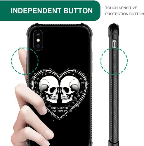 Vista 106 de Funda compatible con iPhone XR, diseño de elefantes africanos para niñas, diseño de patrón a prueba de golpes, antiarañazos, carcasa trasera